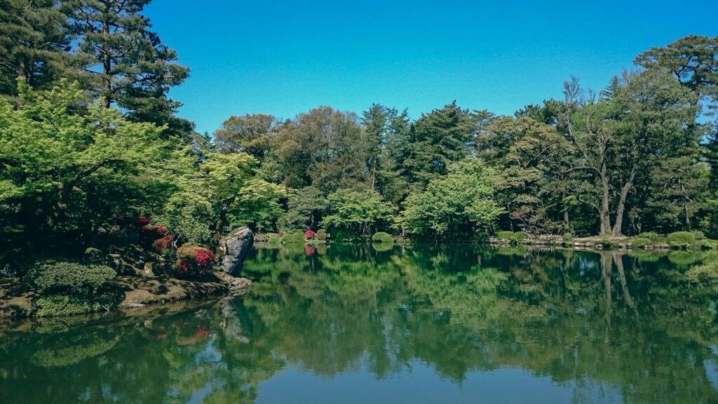 兼六園の風景画像です