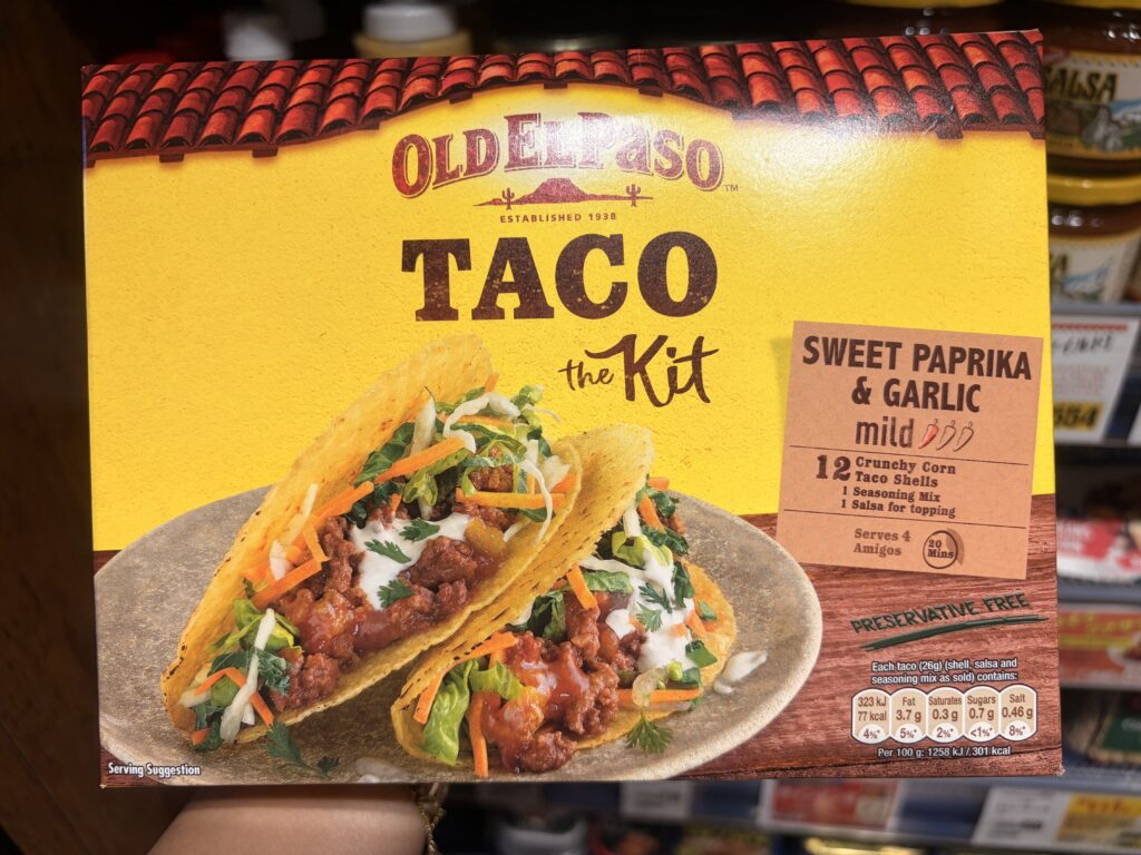 お家でメキシカン料理ODL EL PASO TACOthe kitのイメージ